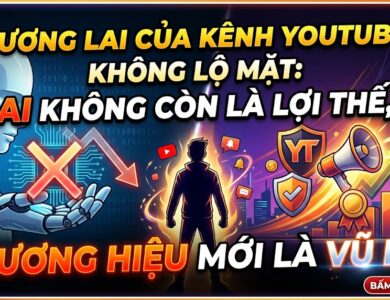 Tương lai của YouTube faceless không nằm ở việc dùng nhiều AI hơn mà nằm ở cách kết hợp AI, con người và thương hiệu. Khám phá tư duy xây dựng kênh bền vững và có khả năng mở rộng trong thời đại AI.