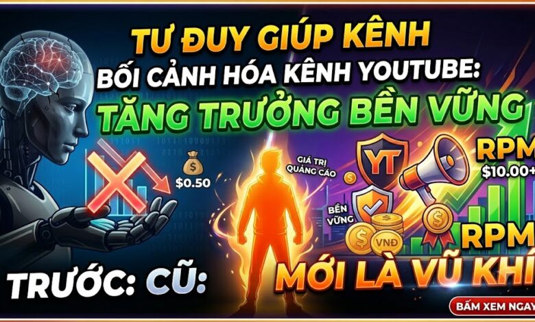 Bối cảnh hóa là chiến lược giúp kênh YouTube phát triển an toàn, tăng view, tối ưu RPM và xây dựng thương hiệu lâu dài bằng cách kết hợp AI, nội dung evergreen và tâm lý người xem.
