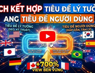 Tìm hiểu cách kết hợp tiêu đề lý tưởng và tiêu đề người dùng để vừa tăng CTR, vừa xây dựng kênh YouTube phát triển bền vững. Công thức được nhiều creator view ngoại áp dụng để tối ưu lượt xem và doanh thu.