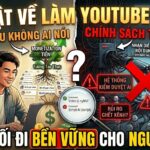 Sự thật về làm YouTube năm 2026. Thu nhập từ view ngoại, video dài, AI, kênh faceless, tài sản số và những góc khuất mà người mới cần biết trước khi bắt đầu.