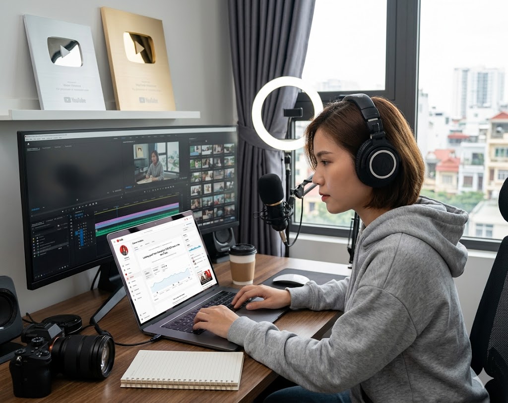 phân tích dữ liệu YouTube để phát triển kênh bền vững