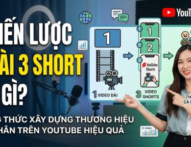 Tìm hiểu chiến lược 1 dài 3 short trên YouTube. Cách kết hợp video dài và Shorts để xây dựng thương hiệu cá nhân, tăng độ phủ và thu hút khách hàng tiềm năng.