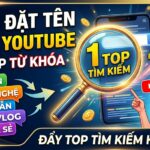 Khám phá công thức đặt tên kênh YouTube kết hợp từ khóa giúp tăng khả năng xuất hiện trên tìm kiếm, xây dựng thương hiệu và tối ưu SEO ngay từ bước đầu tiên.