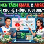 Tìm hiểu khi nào nên tách Email quản trị và Google AdSense cho hệ thống YouTube. Hướng dẫn quản lý tài khoản an toàn, đúng chính sách để phát triển kênh bền vững.