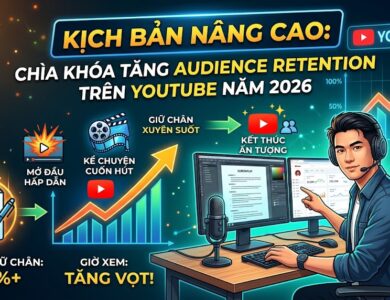 Giữ chân người xem (Audience Retention) không còn chỉ phụ thuộc vào kỹ năng dựng video hay thumbnail hấp dẫn. Trong bối cảnh YouTube ngày càng ưu tiên nội dung chất lượng và siết chặt các video sản xuất hàng loạt bằng AI, yếu tố tạo ra khác biệt lớn nhất chính là kịch bản.