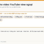 6 kiểu CTA kêu gọi hành động cho video YouTube view ngoại