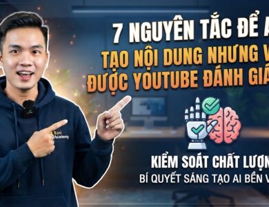 7 Nguyên Tắc Để AI Tạo Nội Dung Nhưng Vẫn Được YouTube Đánh Giá Cao