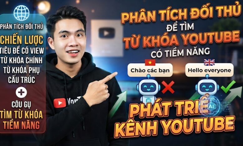Cách Phân Tích Tiêu Đề Đối Thủ Để Tìm Từ Khóa YouTube Có Tiềm Năng