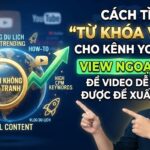 Cách Tìm "Từ Khóa Vàng" Cho Kênh YouTube View Ngoại Để Video Dễ Được Đề Xuất