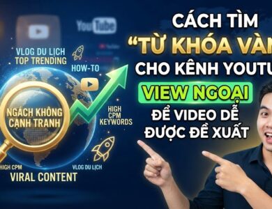 Cách Tìm "Từ Khóa Vàng" Cho Kênh YouTube View Ngoại Để Video Dễ Được Đề Xuất