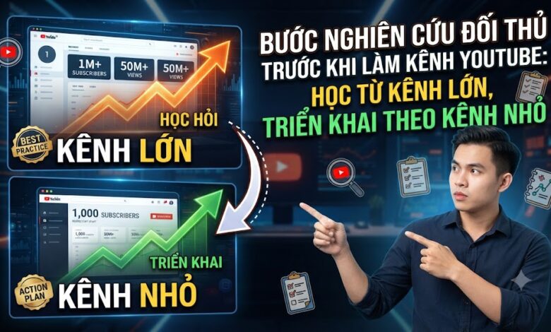 Bước Nghiên Cứu Đối Thủ Trước Khi Làm Kênh YouTube: Học Từ Kênh Lớn, Triển Khai Theo Kênh Nhỏ