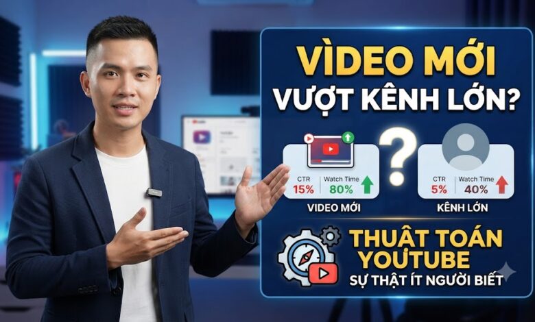 Vì Sao Video Mới Vẫn Có Thể Vượt Kênh Lớn? Sự Thật Về Thuật Toán YouTube Ít Người Biết