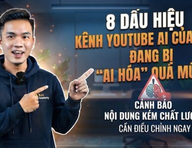 8 Dấu Hiệu Kênh YouTube AI Của Bạn Đang Bị "AI Hóa" Quá Mức
