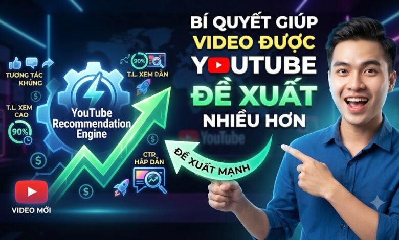 Bí Quyết Giúp Video Được YouTube Đề Xuất Nhiều Hơn