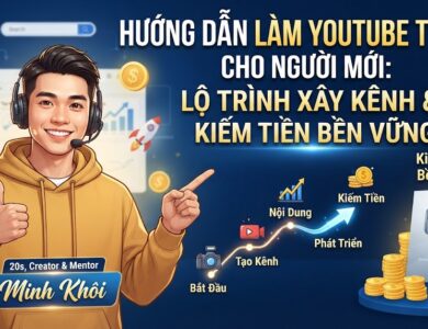 Hướng Dẫn Làm YouTube Từ A-Z Cho Người Mới: Lộ Trình Xây Kênh Và Kiếm Tiền Bền Vững