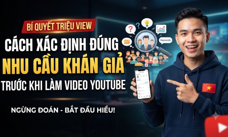 Cách xác định đúng nhu cầu khán giả trước khi làm video YouTube