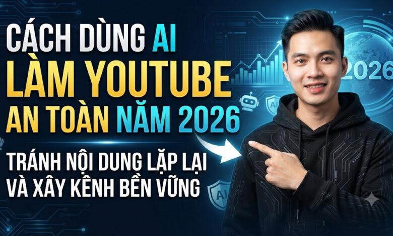 Cách Dùng AI Làm YouTube Mà Vẫn An Toàn Năm 2026: Tránh Nội Dung Lặp Lại Và Xây Kênh Bền Vững