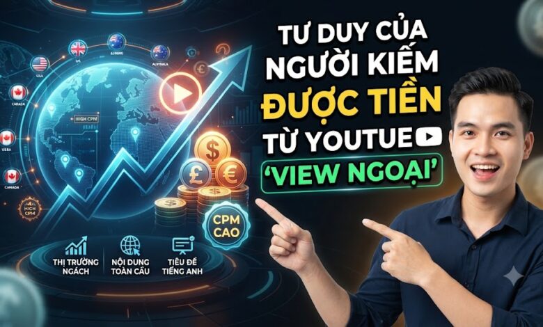 Tư Duy Của Người Kiếm Được Tiền Từ YouTube View Ngoại