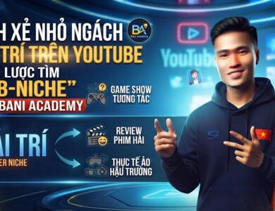 Cách xẻ nhỏ ngách Giải trí trên YouTube: Chiến lược tìm "sub-niche" theo Bani Academy