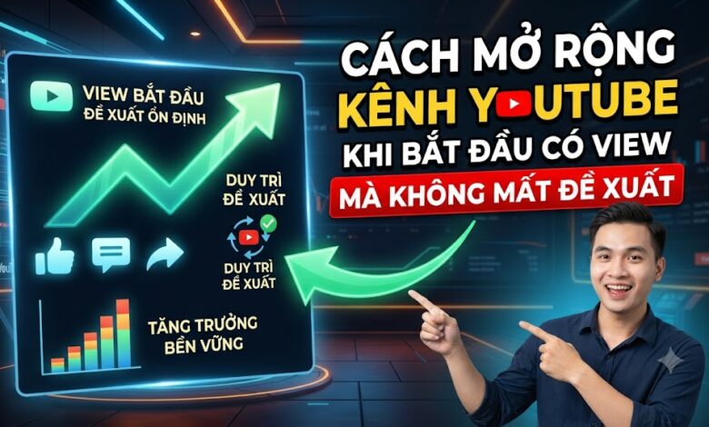 Cách Mở Rộng Kênh YouTube Khi Bắt Đầu Có View Mà Không Mất Đề Xuất