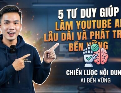 5 Tư Duy Giúp Làm YouTube AI Lâu Dài Và Phát Triển Bền Vững