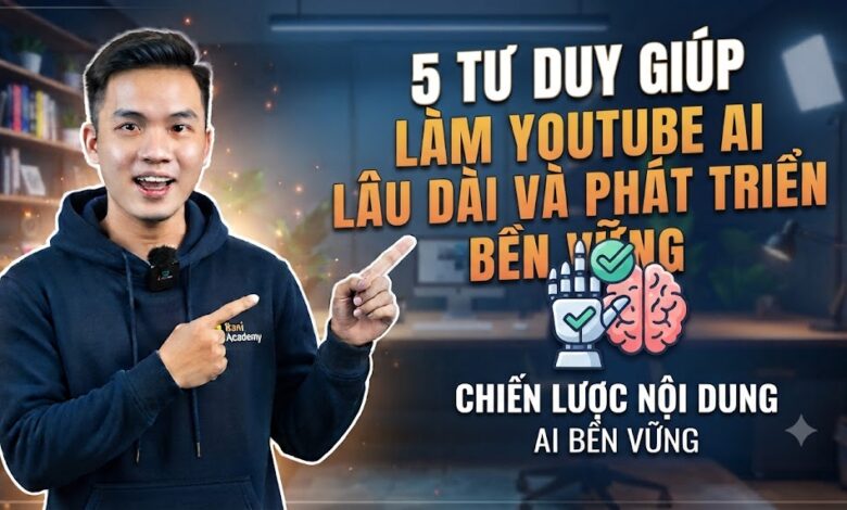 5 Tư Duy Giúp Làm YouTube AI Lâu Dài Và Phát Triển Bền Vững