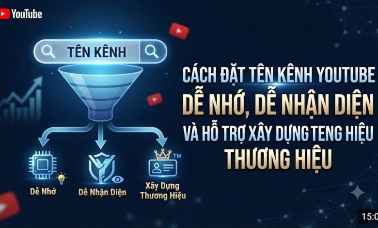 Cách Đặt Tên Kênh YouTube Dễ Nhớ, Dễ Nhận Diện Và Hỗ Trợ Xây Dựng Thương Hiệu