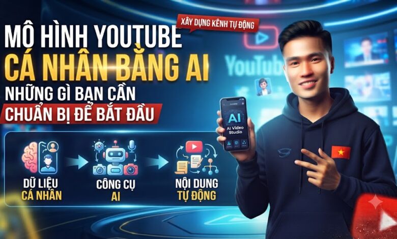 Mô hình YouTube cá nhân bằng AI: Những gì bạn cần chuẩn bị để bắt đầu