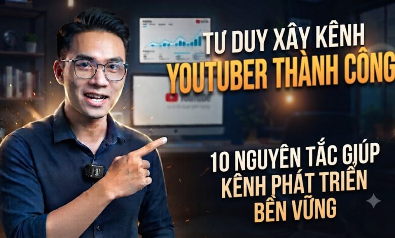 Tư Duy Xây Kênh YouTube Thành Công: 10 Nguyên Tắc Giúp Kênh Phát Triển Bền Vững