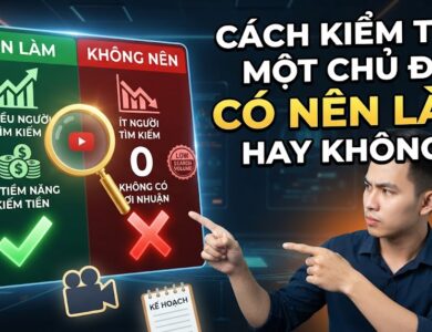 Cách Kiểm Tra Một Chủ Đề Có Nên Làm Hay Không Trước Khi Quay Video