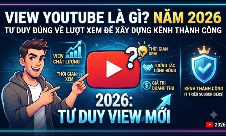 View YouTube Là Gì? Tư Duy Đúng Về Lượt Xem Để Xây Dựng Kênh Thành Công Năm 2026