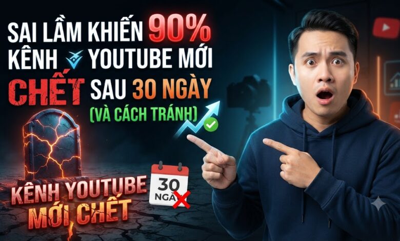 Sai Lầm Khiến 90% Kênh YouTube Mới Chết Sau 30 Ngày (Và Cách Tránh)