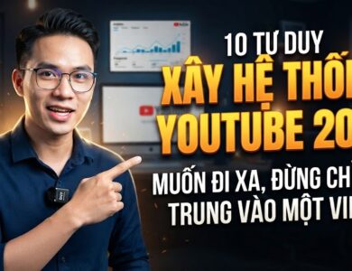 10 Tư Duy Xây Hệ Thống YouTube 2026: Muốn Đi Xa, Đừng Chỉ Tập Trung Vào Một Video