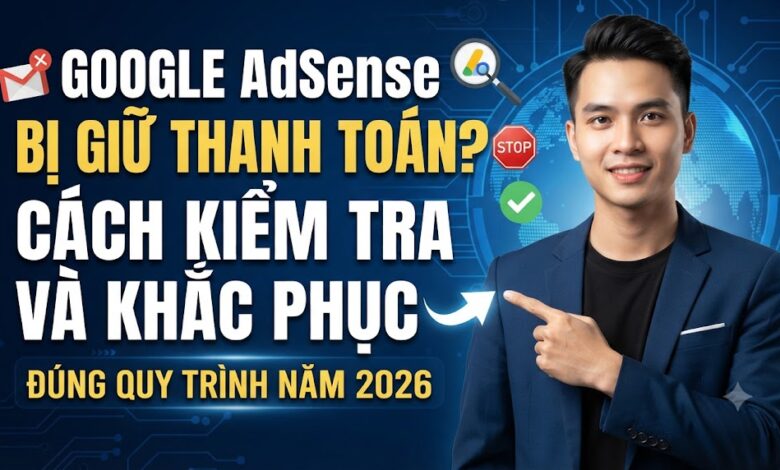 Google AdSense Bị Giữ Thanh Toán? Cách Kiểm Tra Và Khắc Phục Đúng Quy Trình Năm 2026