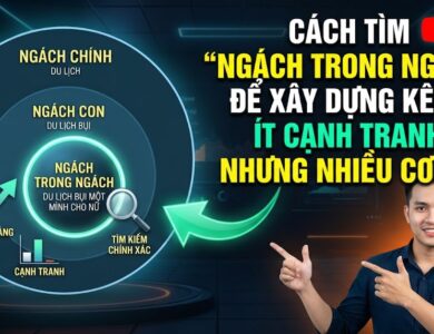 Cách Tìm "Ngách Trong Ngách" Để Xây Dựng Kênh YouTube Ít Cạnh Tranh Nhưng Nhiều Cơ Hội