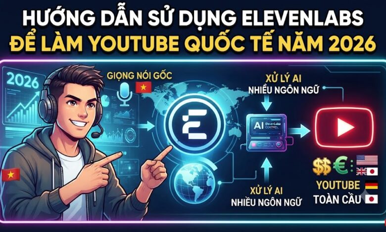 Hướng Dẫn Sử Dụng ElevenLabs Để Làm YouTube Quốc Tế Năm 2026