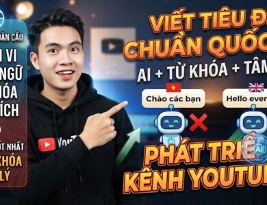 Công Cụ Giúp Viết Tiêu Đề YouTube Chuẩn Khán Giả Quốc Tế: AI, Từ Khóa Và Tâm Lý Người Xem
