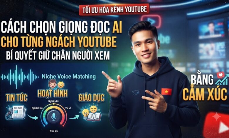 Cách chọn giọng đọc AI cho từng ngách YouTube: Bí quyết giữ chân người xem bằng cảm xúc