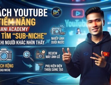 Những ngách YouTube có tiềm năng theo Bani Academy: Cách tìm "sub-niche" trước khi người khác nhìn thấy