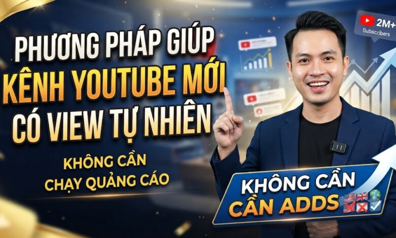 Phương Pháp Giúp Kênh YouTube Mới Có View Tự Nhiên Không Cần Chạy Quảng Cáo