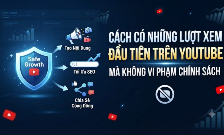 Cách Có Những Lượt Xem Đầu Tiên Trên YouTube Mà Không Vi Phạm Chính Sách