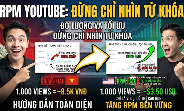Cách Đo Lường Và Tối Ưu RPM YouTube: Đừng Chỉ Nhìn Vào Từ Khóa