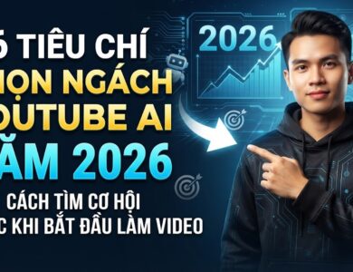 6 Tiêu Chí Chọn Ngách YouTube AI Năm 2026: Cách Tìm Cơ Hội Trước Khi Bắt Đầu Làm Video