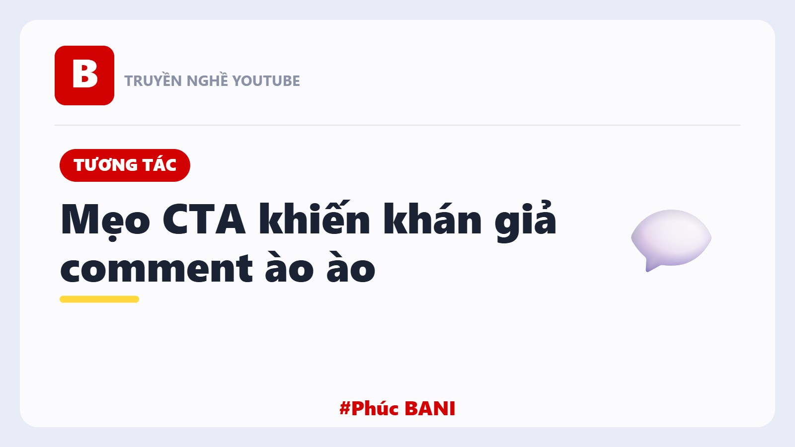 Mẹo CTA Khiến Khán Giả Comment Ào Ào — Tăng Tương Tác Cực Nhanh