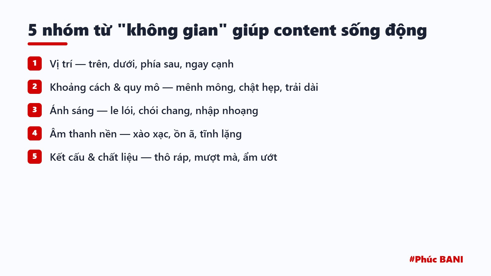 5 nhóm từ 