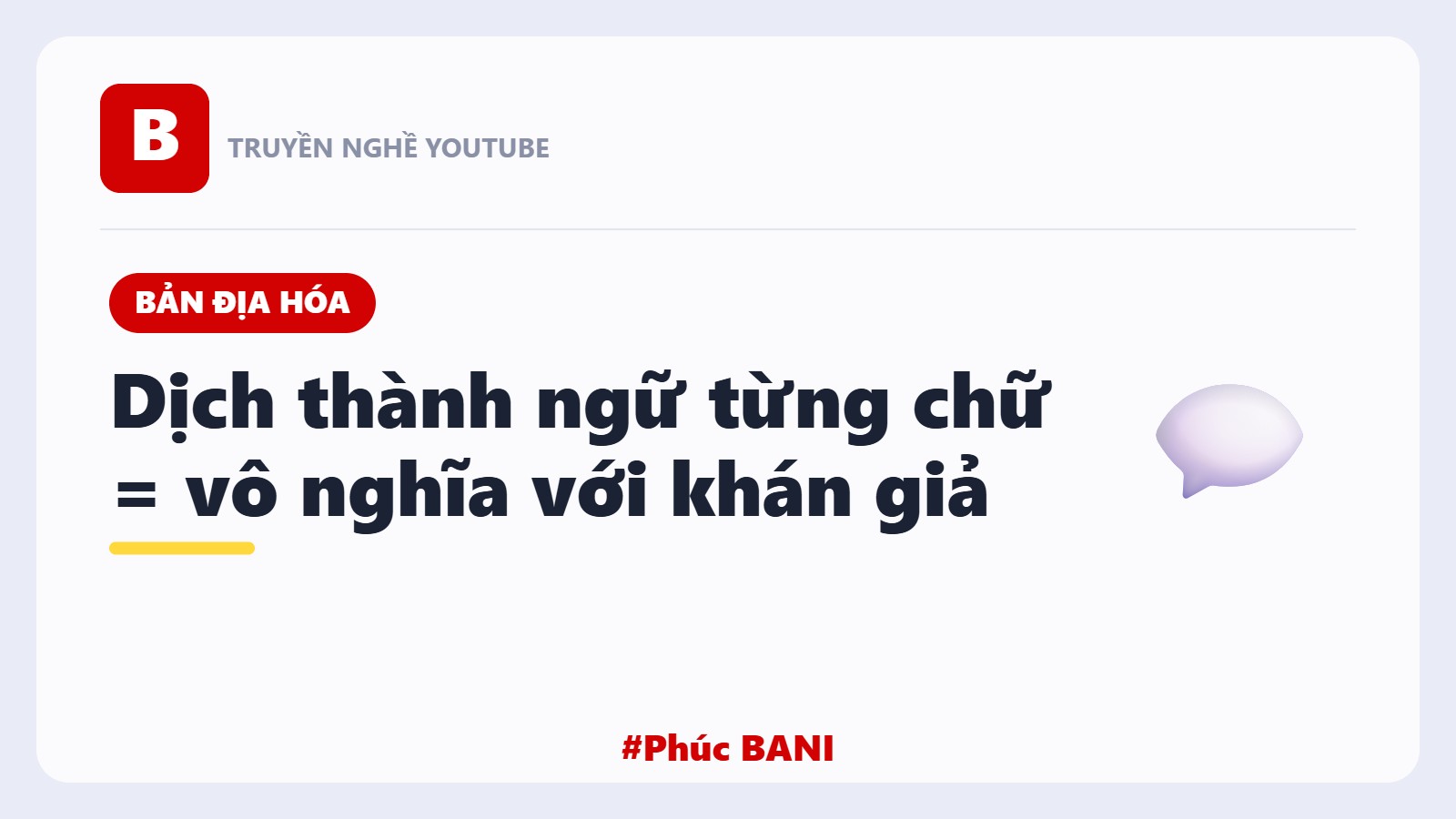 Vì Sao Thành Ngữ Tiếng Việt Dịch Sang Tiếng Anh Là Vô Nghĩa