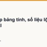 Sắp xếp bảng tính, số liệu lộn xộn bằng AI